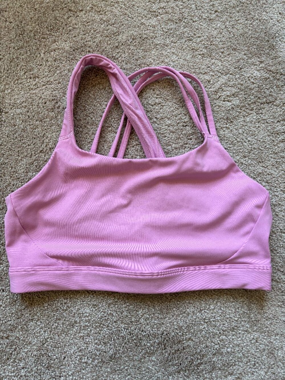 Athleta Train Free Sports Bra Size L D-DD Pink